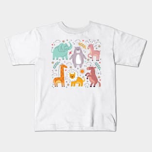 Happy Animals Kids T-Shirt